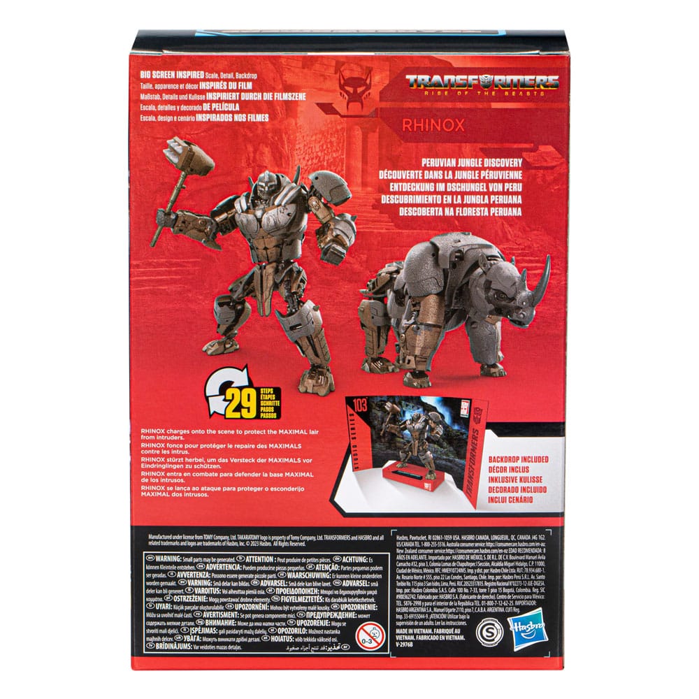 Hasbro Transformers Studio Series Voyager Class Rhinox 16 cm – Rise of the Beasts in Malta | LAB7