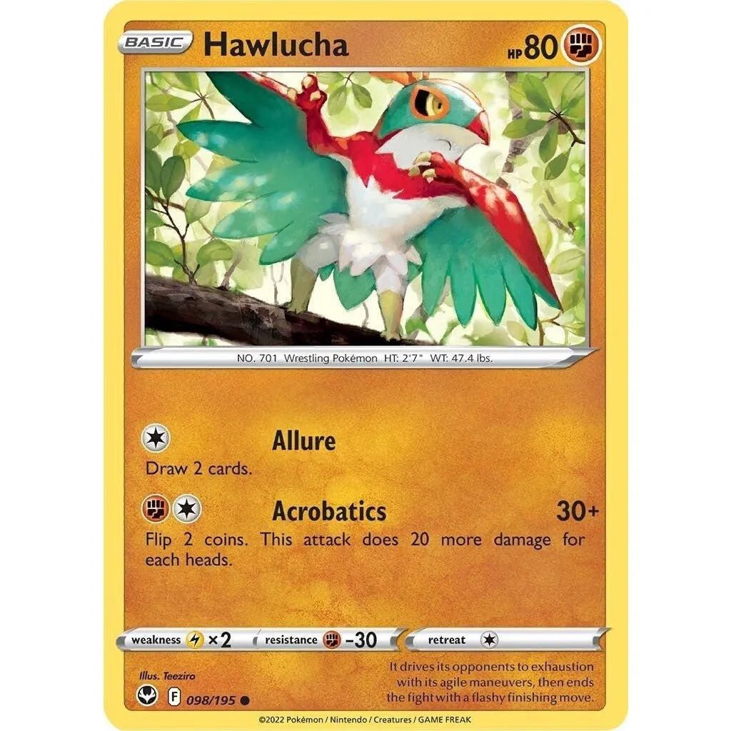 Hawlucha (098/195) (SWSH12: Silver Tempest) in Malta | LAB7