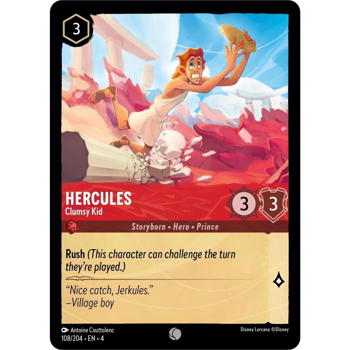 Hercules - Clumsy Kid (108/204) (Ursula's Return) in Malta | LAB7