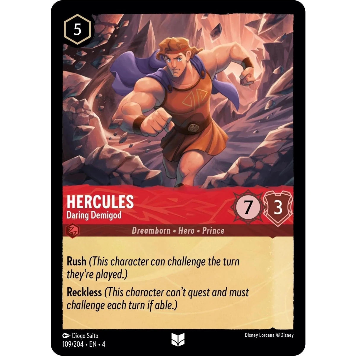 Hercules - Daring Demigod (109/204) (Ursula's Return) in Malta | LAB7