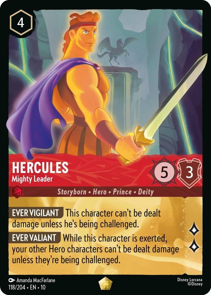Hercules - Mighty Leader (118/204) (Whispers in the Well) in Malta | LAB7