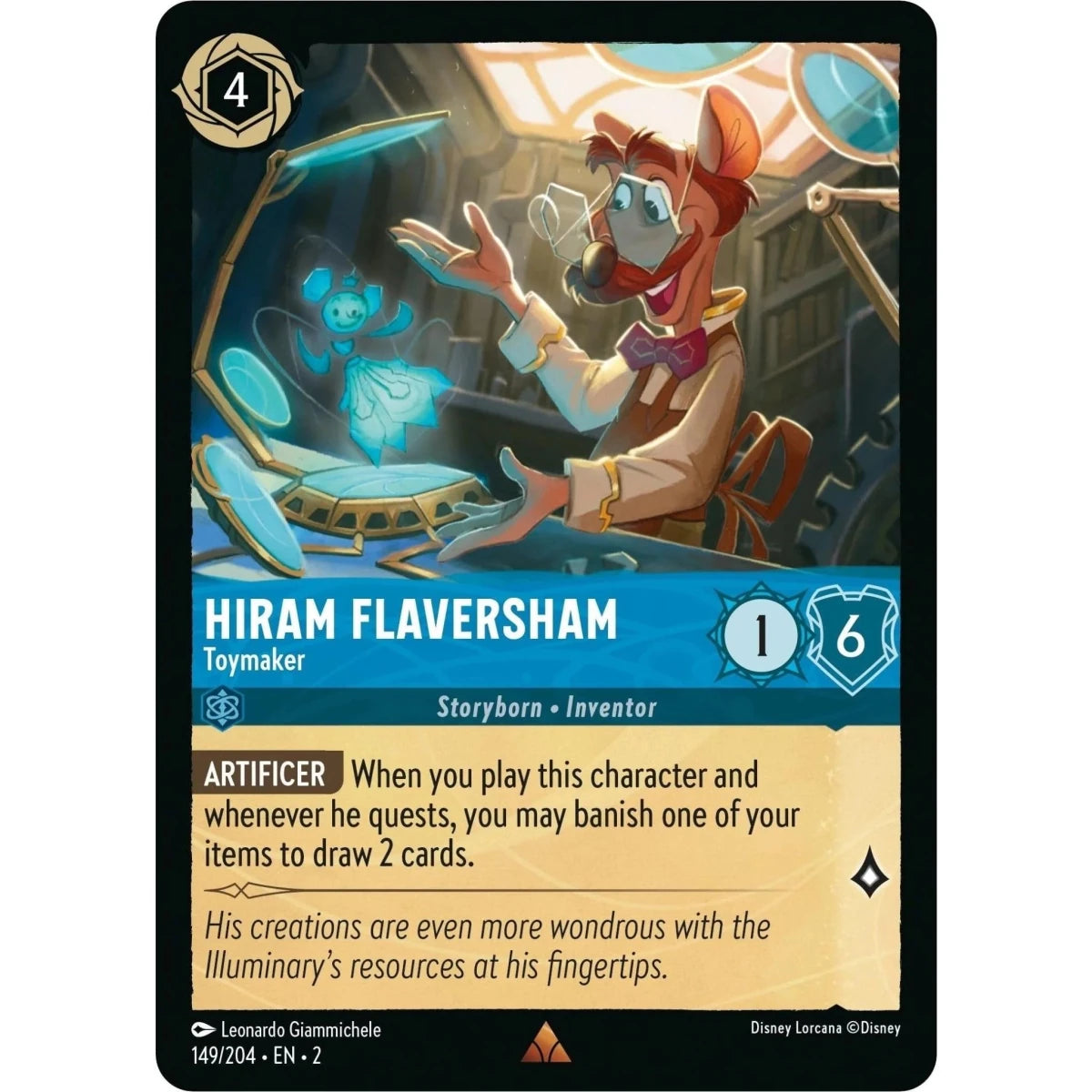 Hiram Flaversham - Toymaker (149/204) (Rise of the Floodborn) in Malta | LAB7