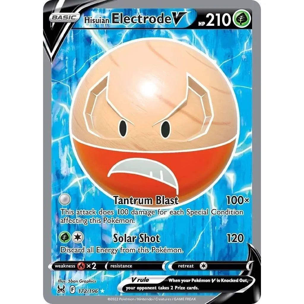 Hisuian Electrode V (Full Art) (172/196) (SWSH11: Lost Origin) in Malta | LAB7