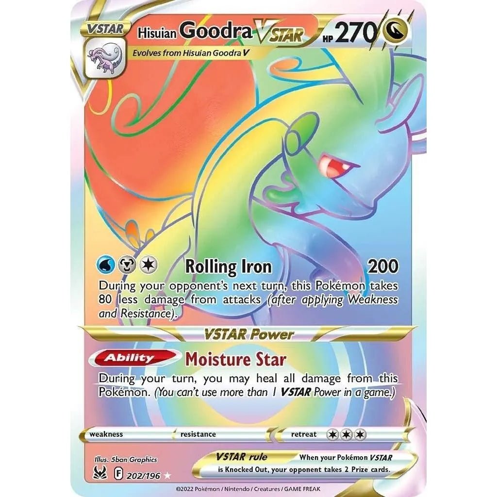 Hisuian Goodra VSTAR (Secret) (202/196) (SWSH11: Lost Origin) in Malta | LAB7