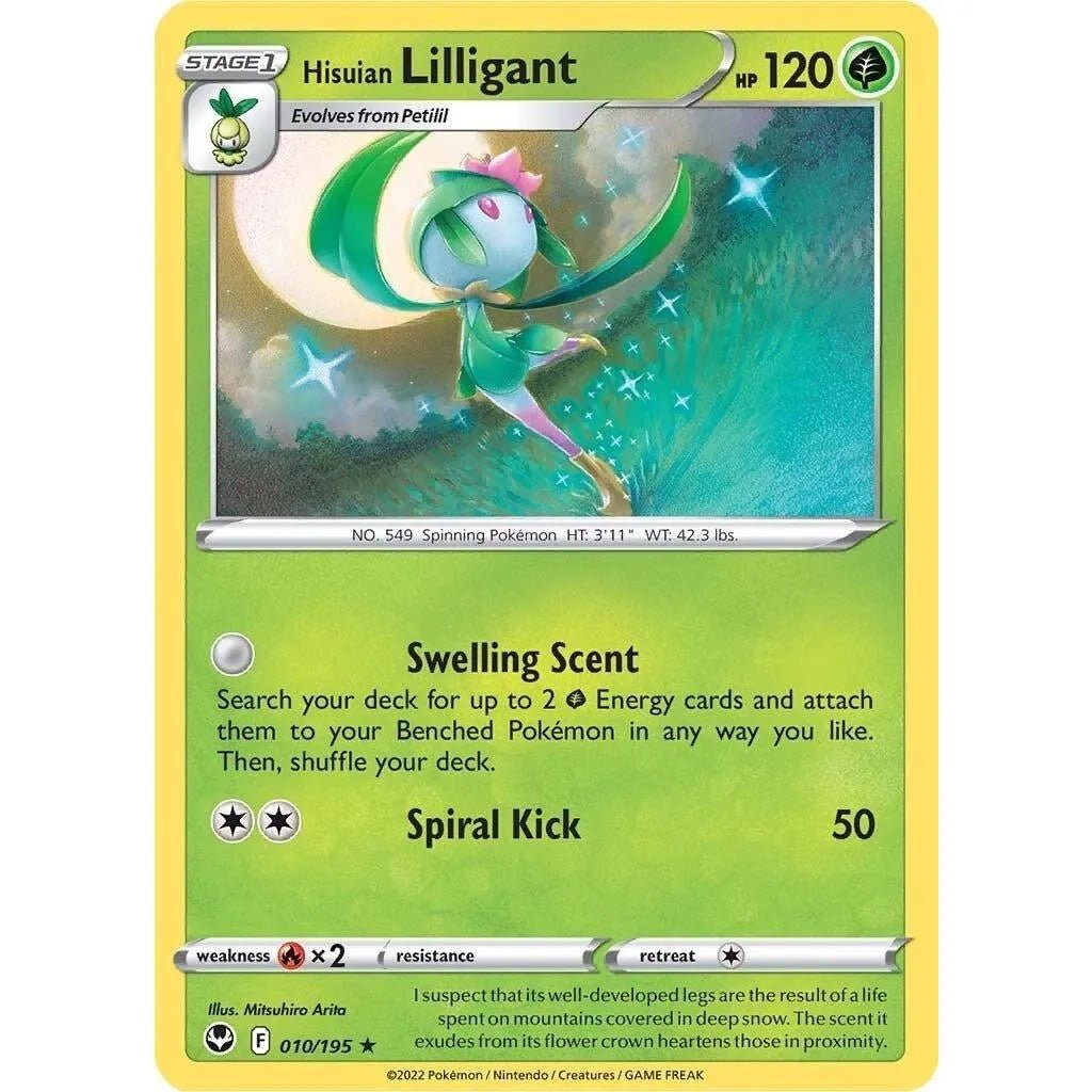 Hisuian Lilligant (010/195) (SWSH12: Silver Tempest) in Malta | LAB7
