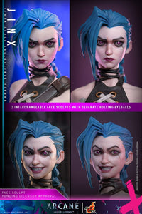 Hot Toys 1/6 Scale Jinx Figure – Arcane Season 2 Collectible by LAB7 Malta, Europe