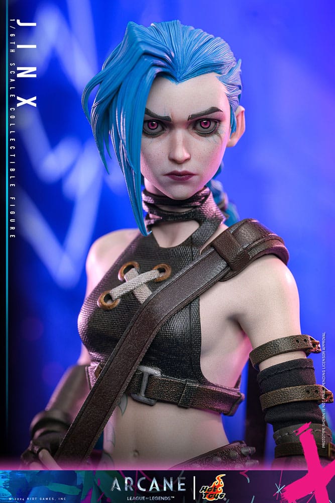 Hot Toys 1/6 Scale Jinx Figure – Arcane Season 2 Collectible by LAB7 Malta, Europe