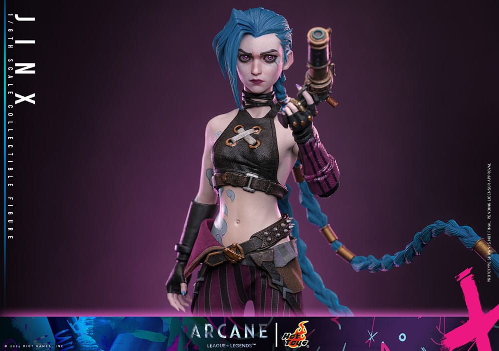 Hot Toys 1/6 Scale Jinx Figure – Arcane Season 2 Collectible by LAB7 Malta, Europe