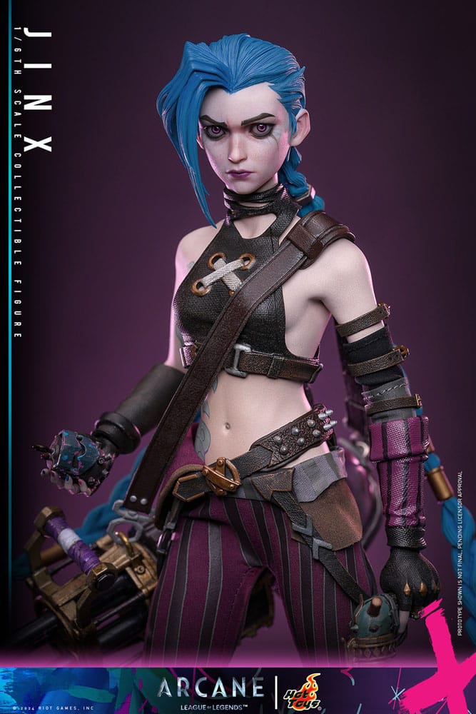 Hot Toys 1/6 Scale Jinx Figure – Arcane Season 2 Collectible by LAB7 Malta, Europe