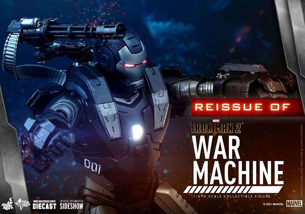 Hot Toys Iron Man 2 Movie Masterpiece Action Figure 1/6 War Machine 32 cm in Malta | LAB7