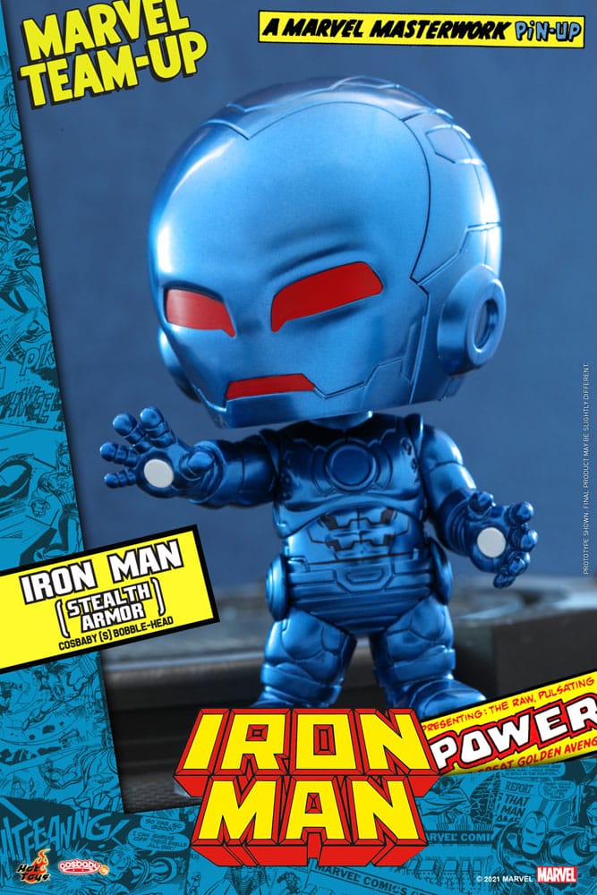 Hot Toys Marvel Comics – Cosbaby Mini Figure Iron Man (Stealth Armor) 10cm in Malta | LAB7