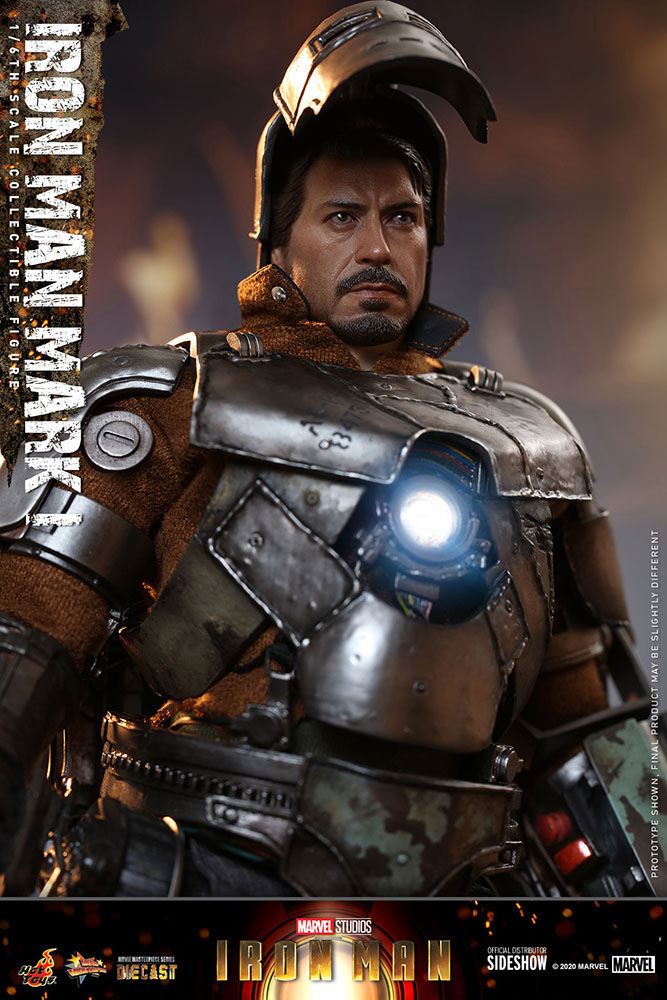 Hot Toys Marvel Iron Man Mark I Movie Masterpiece Figure 30cm by LAB7 Malta, Europe