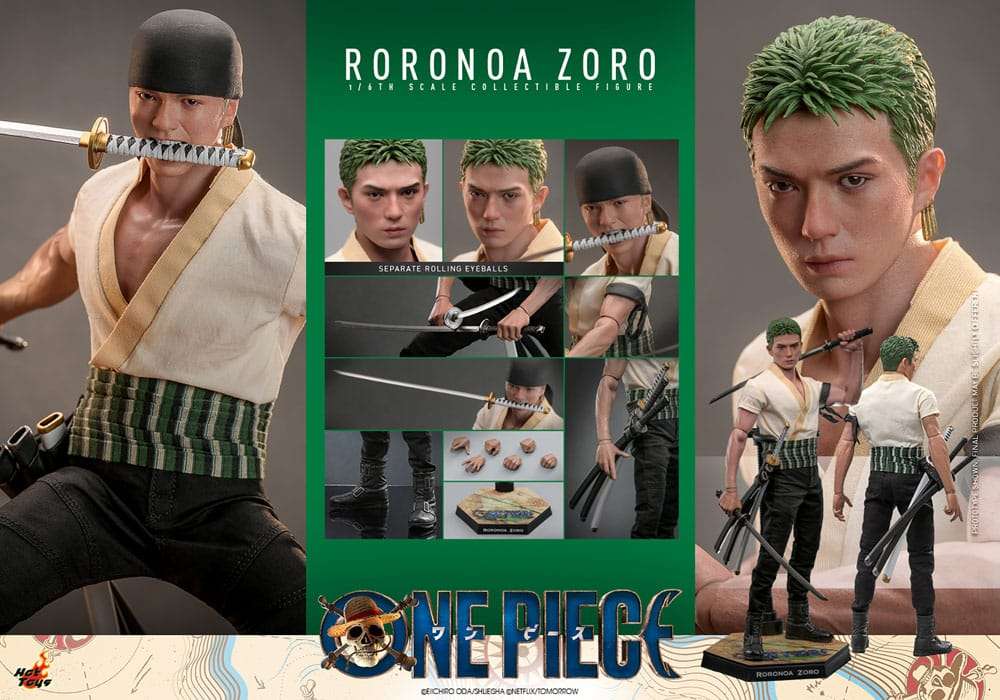 Hot Toys One Piece (Netflix) Action Figure 1/6 Roronoa Zoro 31 cm in Malta | LAB7