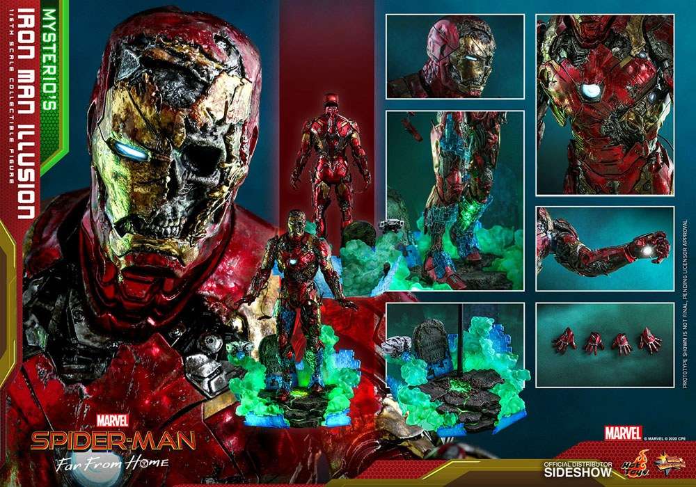 Hot Toys Spider-Man: Far From Home MMS PVC Action Figure 1/6 Mysterio's Iron Man Illusion 32 cm in Malta | LAB7