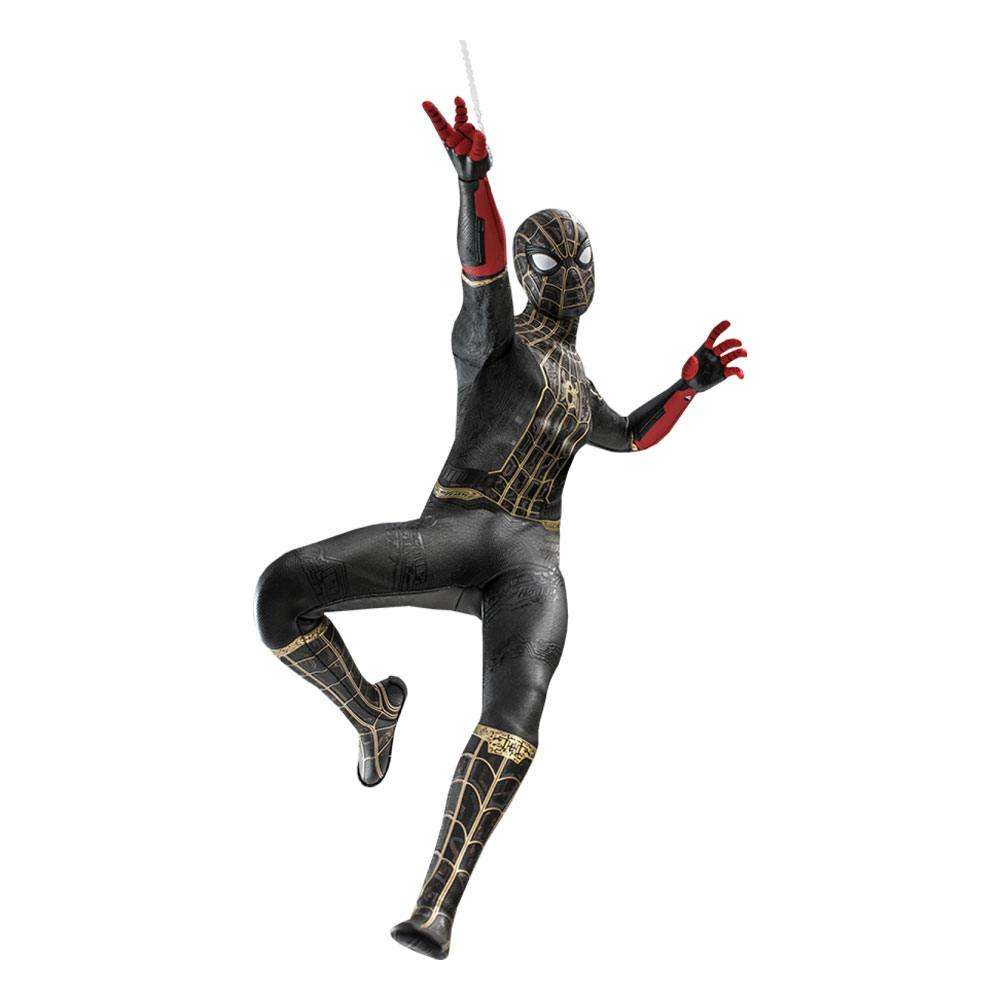 Hot Toys Spider-Man: No Way Home Movie Masterpiece Action Figure 1/6 Spider-Man (Black & Gold Suit) 30 cm in Malta | LAB7