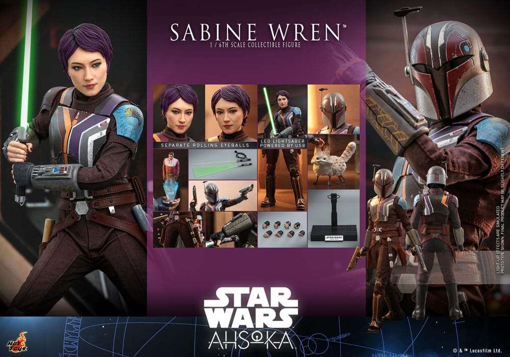 Hot Toys Star Wars: Ahsoka Action Figure 1/6 Sabine Wren 28 cm in Malta | LAB7