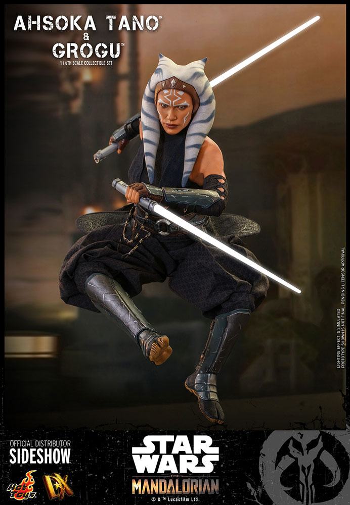 Hot Toys Star Wars The Mandalorian Action Figure 2-Pack 1/6 Ahsoka Tano & Grogu 29 cm in Malta | LAB7