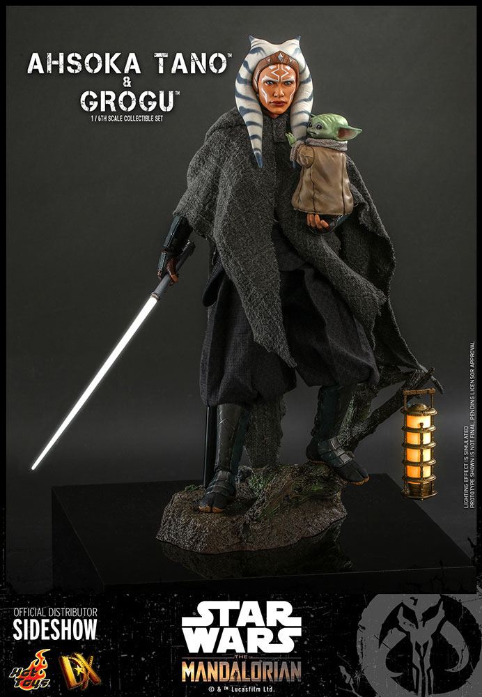 Hot Toys Star Wars The Mandalorian Action Figure 2-Pack 1/6 Ahsoka Tano & Grogu 29 cm in Malta | LAB7