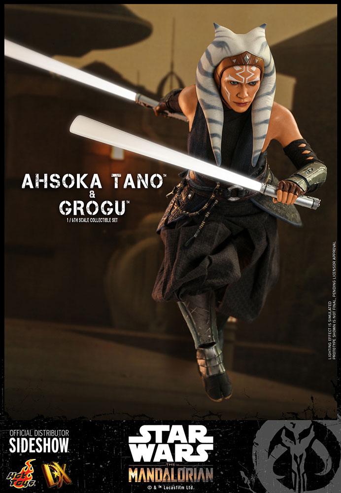 Hot Toys Star Wars The Mandalorian Action Figure 2-Pack 1/6 Ahsoka Tano & Grogu 29 cm in Malta | LAB7