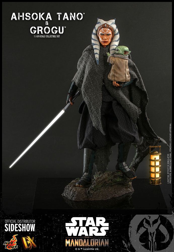 Hot Toys Star Wars The Mandalorian Action Figure 2-Pack 1/6 Ahsoka Tano & Grogu 29 cm in Malta | LAB7