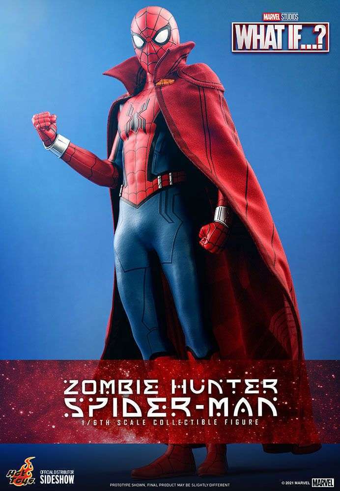 Hot Toys What If...? Action Figure 1/6 Zombie Hunter Spider - Man 30 cm by LAB7 Malta, Europe