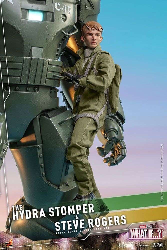 Hot Toys What If...? Action Figures 1/6 Steve Rogers & The Hydra Stomper 28 - 56 cm in Malta | LAB7