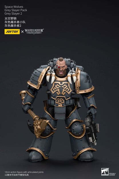 Warhammer The Horus Heresy Space Wolves Grey Slayer 2 1/18 Figure