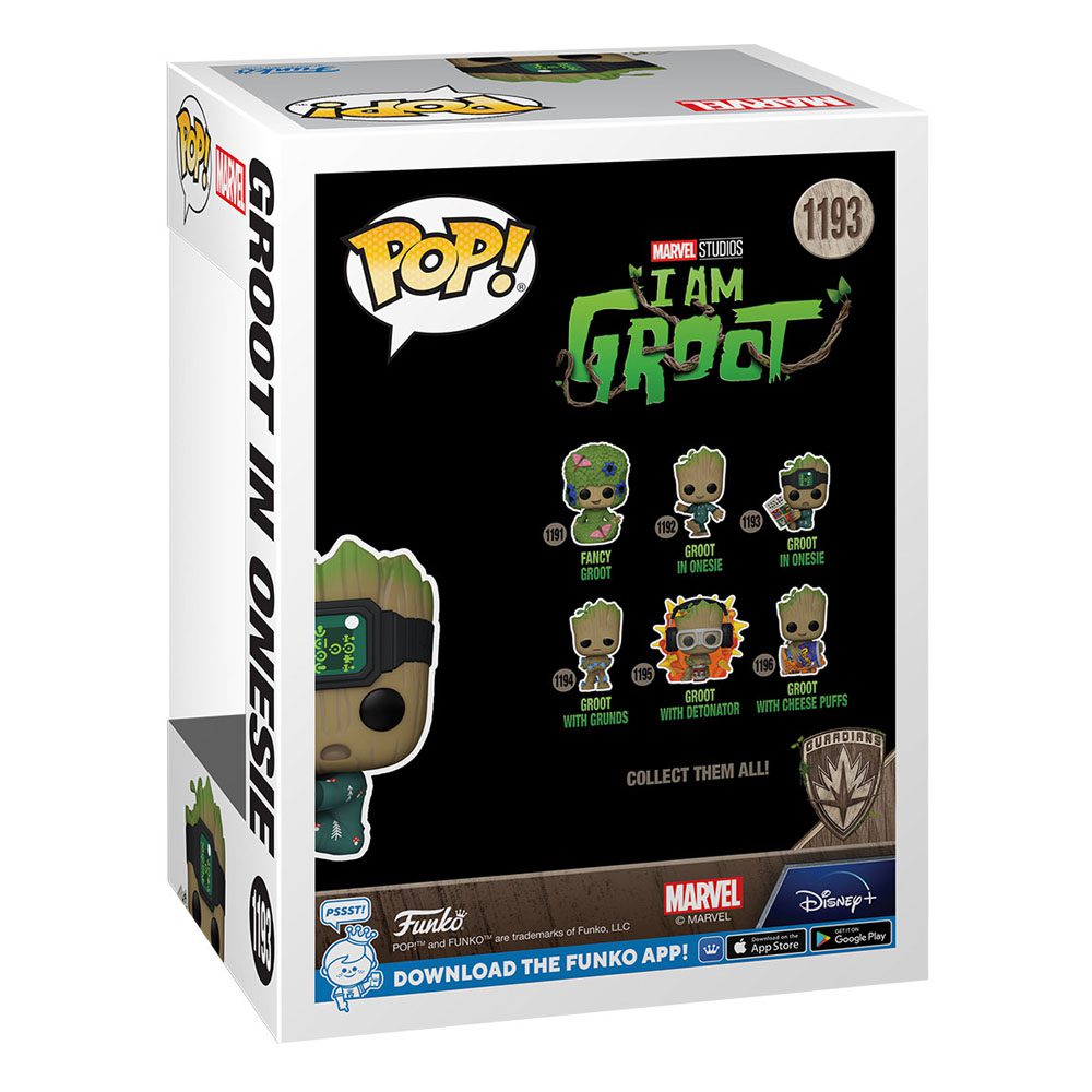 Funko - I Am Groot POP! Vinyl Figure Groot PJs w/book 1193