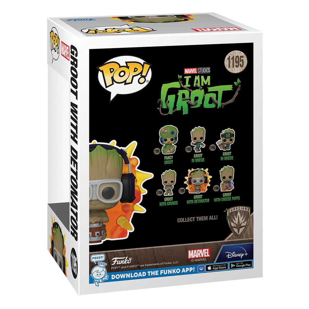 I Am Groot POP! Vinyl Figure Groot w/ detonator 1195 by LAB7 Malta, Europe
