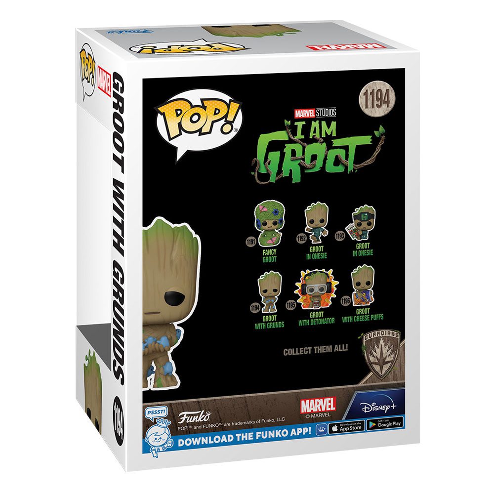 Funko - I Am Groot POP! Vinyl Figure Groot w/ Grunds 1194