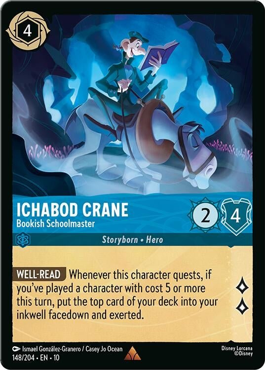 Ichabod Crane - Bookish Schoolmaster (148/204) (Whispers in the Well) in Malta | LAB7