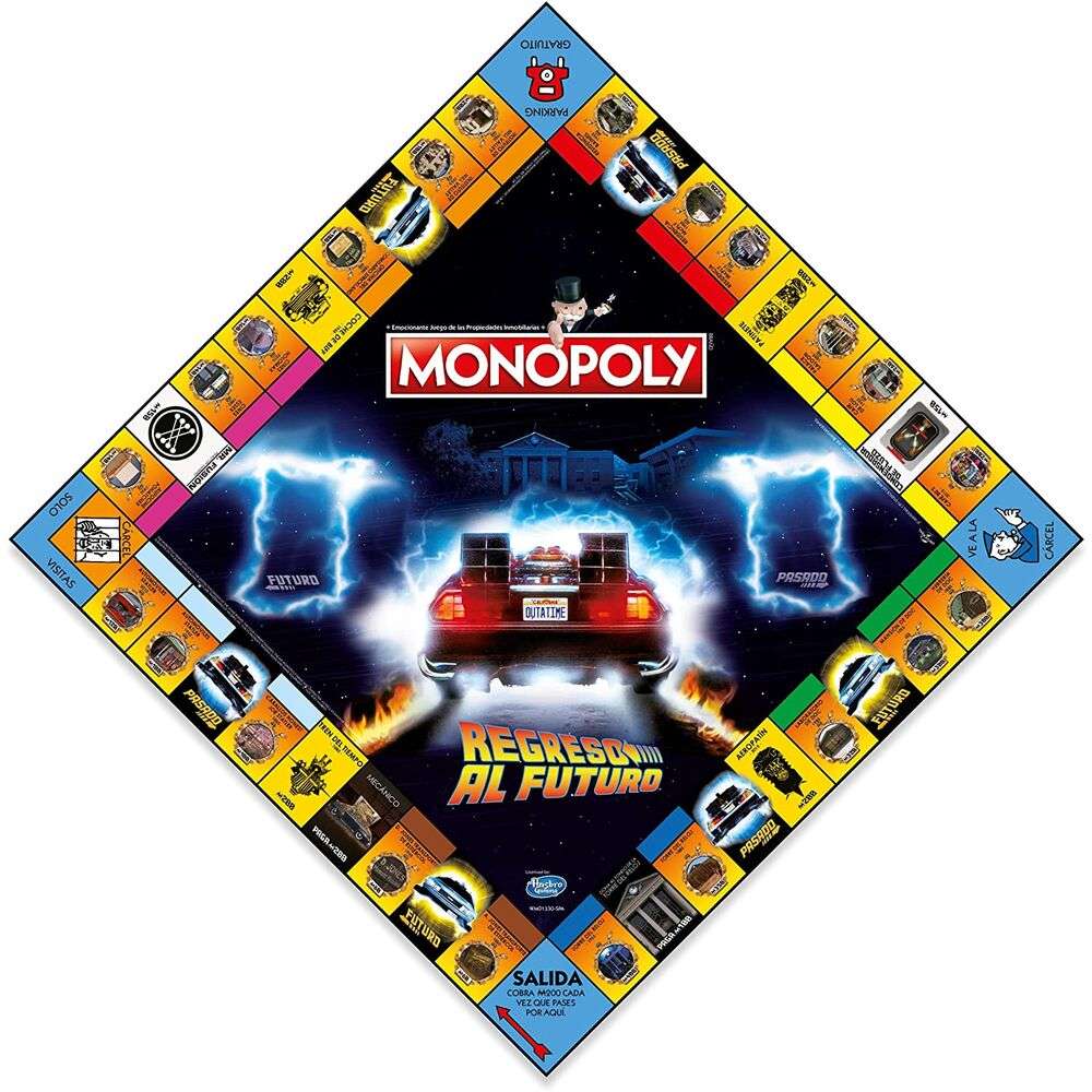 Eleven Force Spanish Back to the Future Monopoly by LAB7 Malta