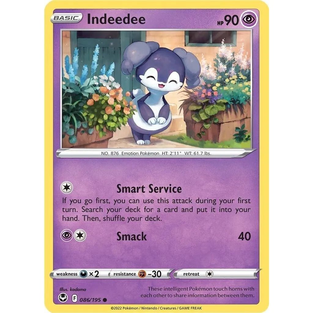 Indeedee (086/195) (SWSH12: Silver Tempest) in Malta | LAB7