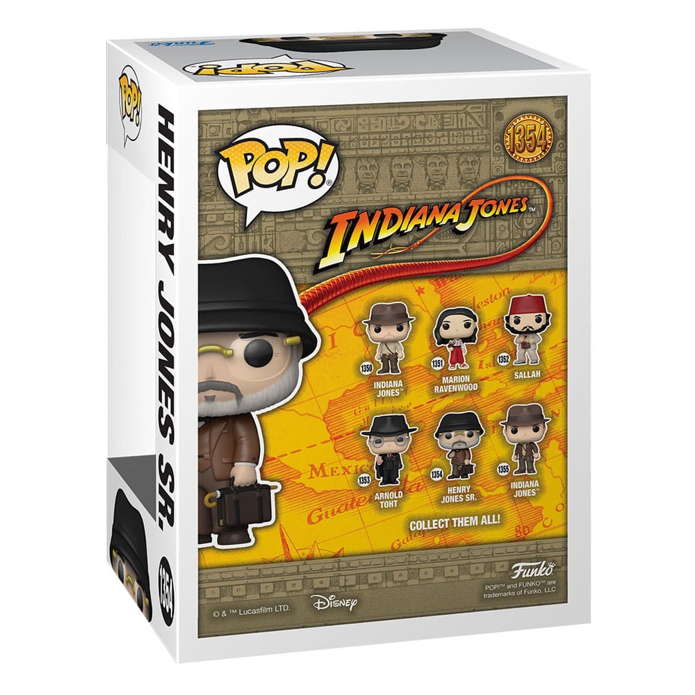 Indiana Jones POP! Movies Vinyl Figure Henry Jones Sr 9 cm by LAB7 Malta, Europe