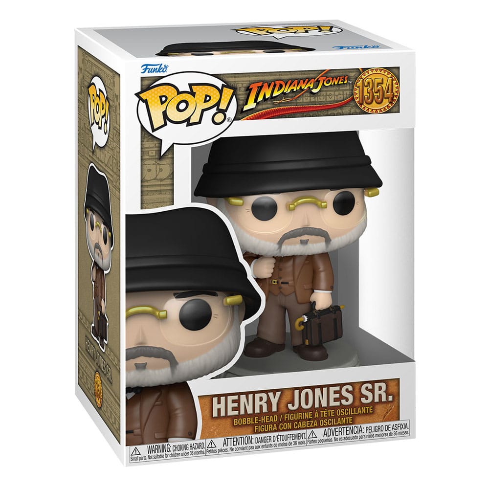 Indiana Jones POP! Movies Vinyl Figure Henry Jones Sr 9 cm by LAB7 Malta, Europe