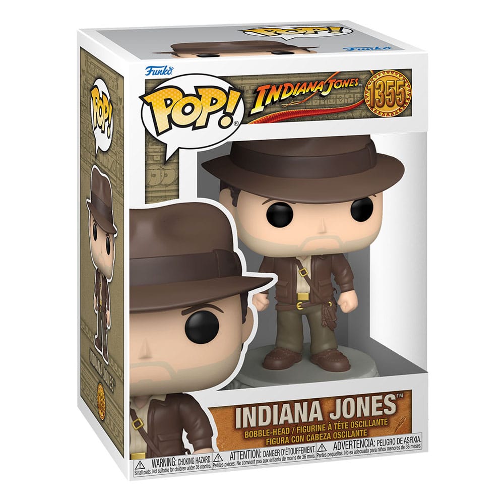 Indiana Jones POP! Movies Vinyl Figure Indiana Jones w/Jacket 9 cm by LAB7 Malta, Europe