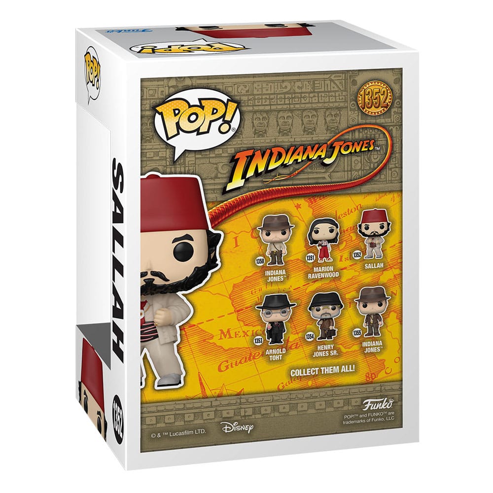 Indiana Jones POP! Movies Vinyl Figure Sallah 9 cm by LAB7 Malta, Europe