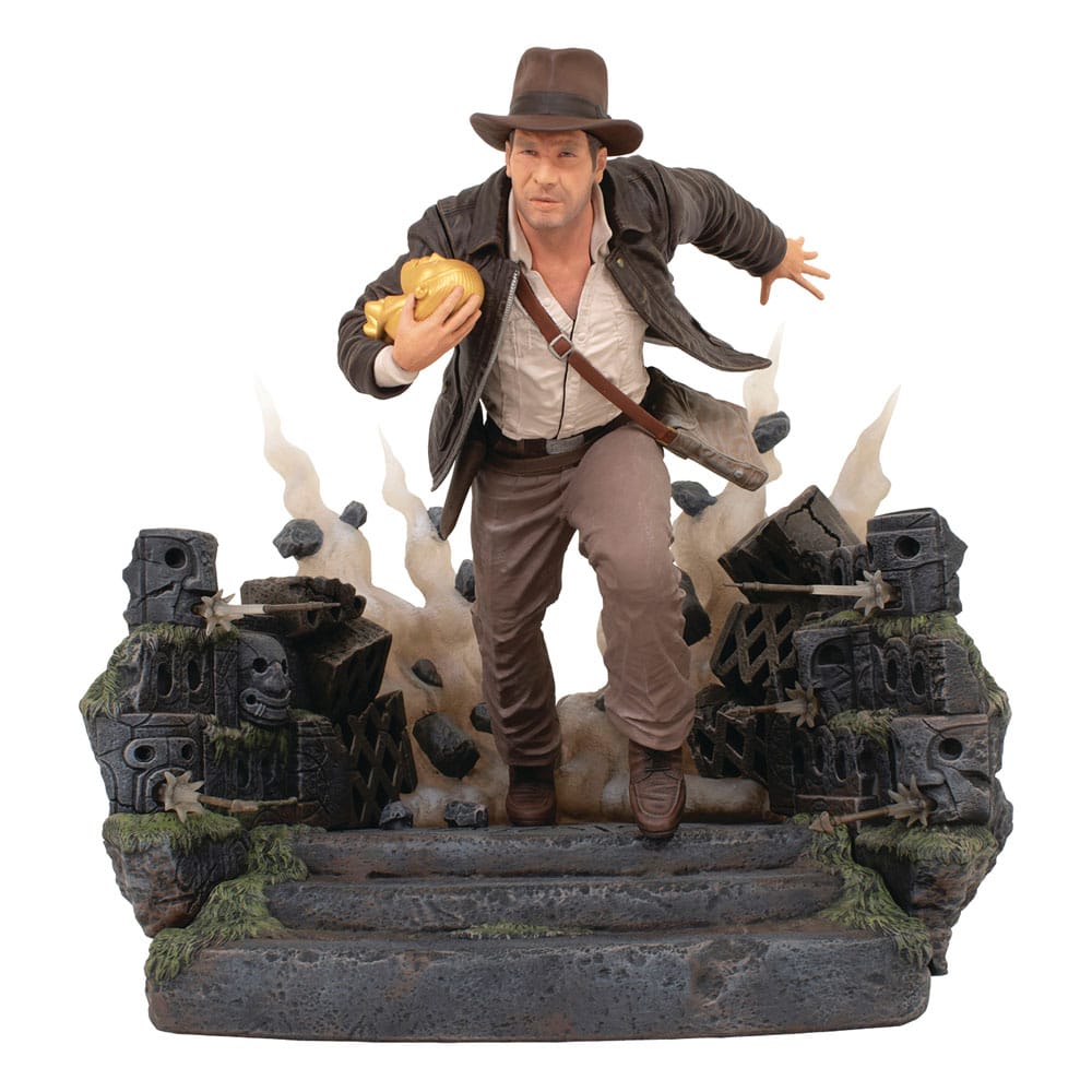 Indiana Jones: Raiders of the Lost Ark Deluxe Gallery PVC Statue Escape with Idol 25 cm by LAB7 Malta, Europe