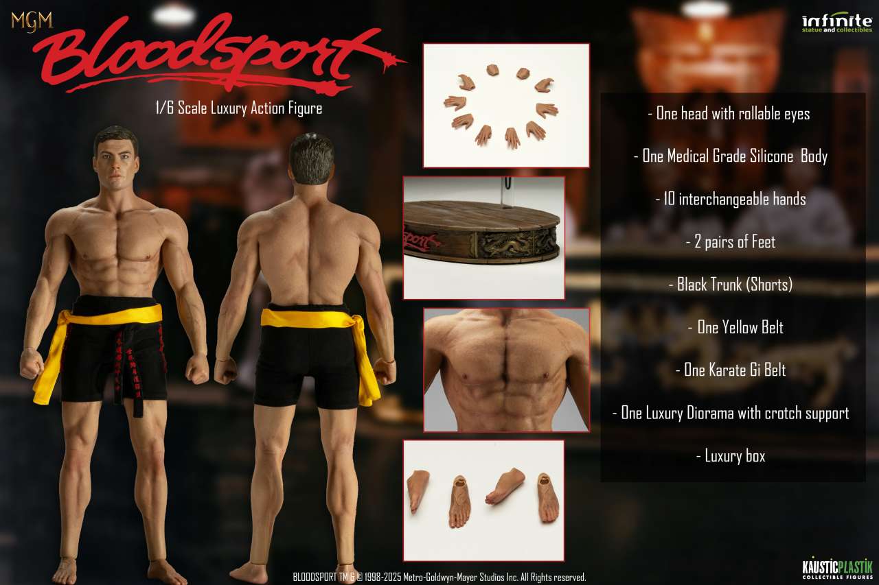 Bloodsport Frank Dux 1/6 Scale Action Figure Standard Edition by LAB7 Malta, Europe
