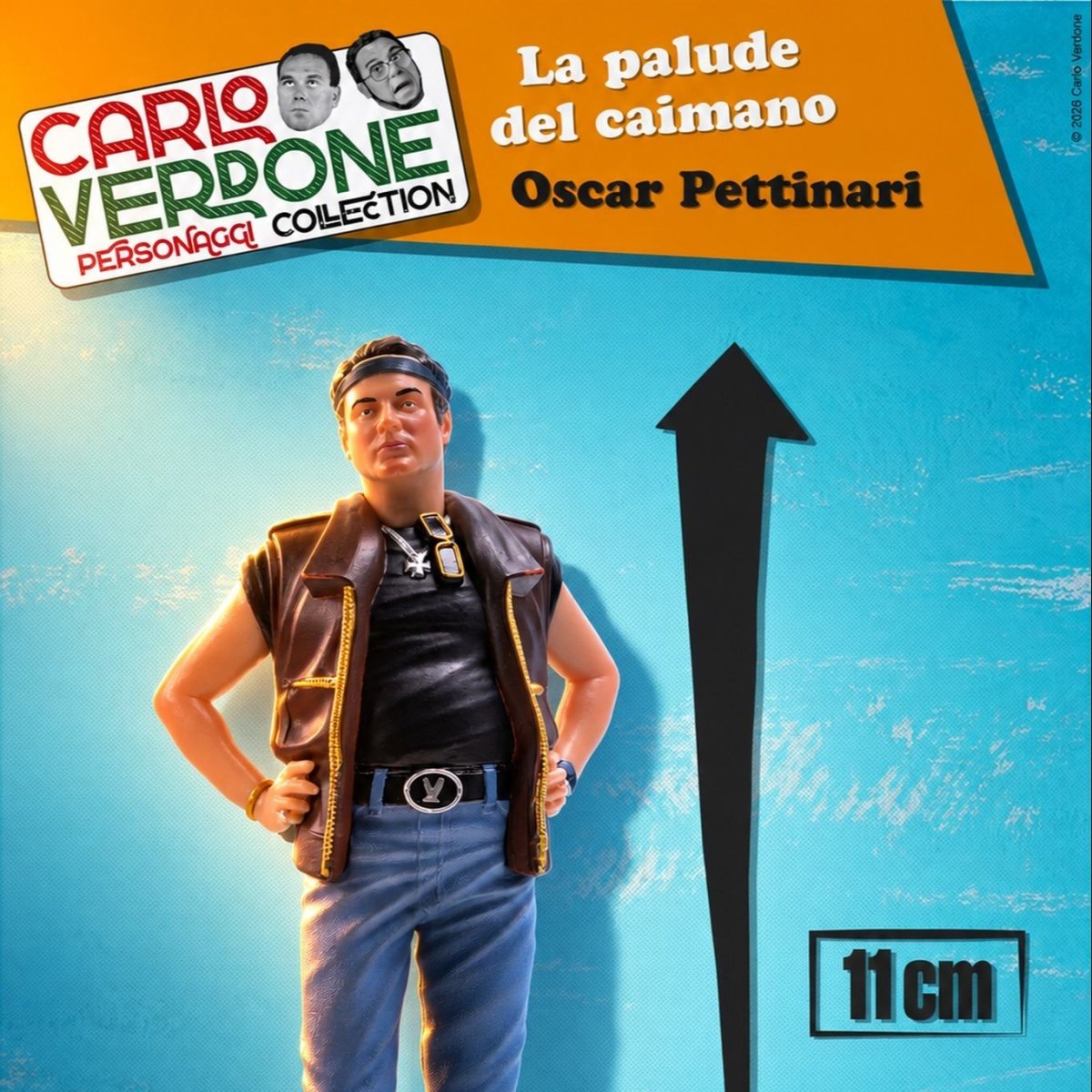 Infinite Statue Carlo Verdone Oscar Pettinari Cine-Mini 12cm PVC Figure