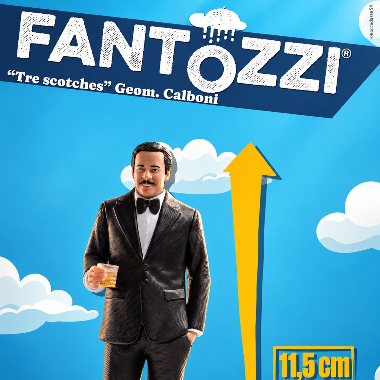 Infinite Statue Fantozzi Geom. Calboni Tre Scotches Cine-Mini PVC Figure