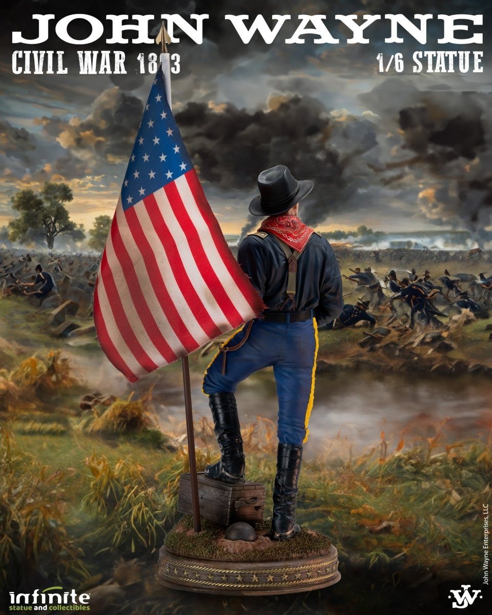 Infinite Statue John Wayne Civil War 1863 – 1/6 Scale Resin Statue in Malta | LAB7