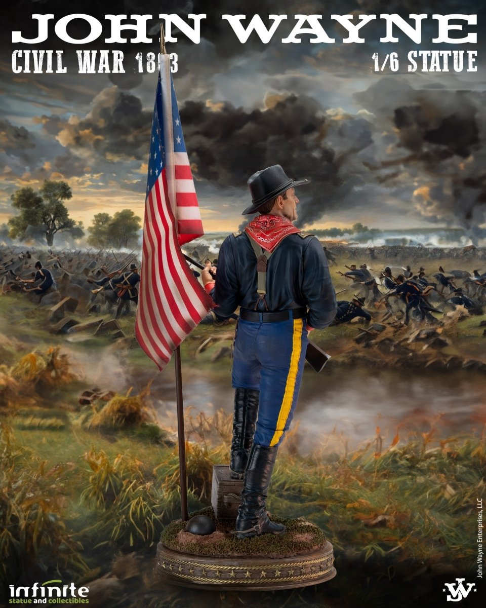 Infinite Statue John Wayne Civil War 1863 – 1/6 Scale Resin Statue in Malta | LAB7