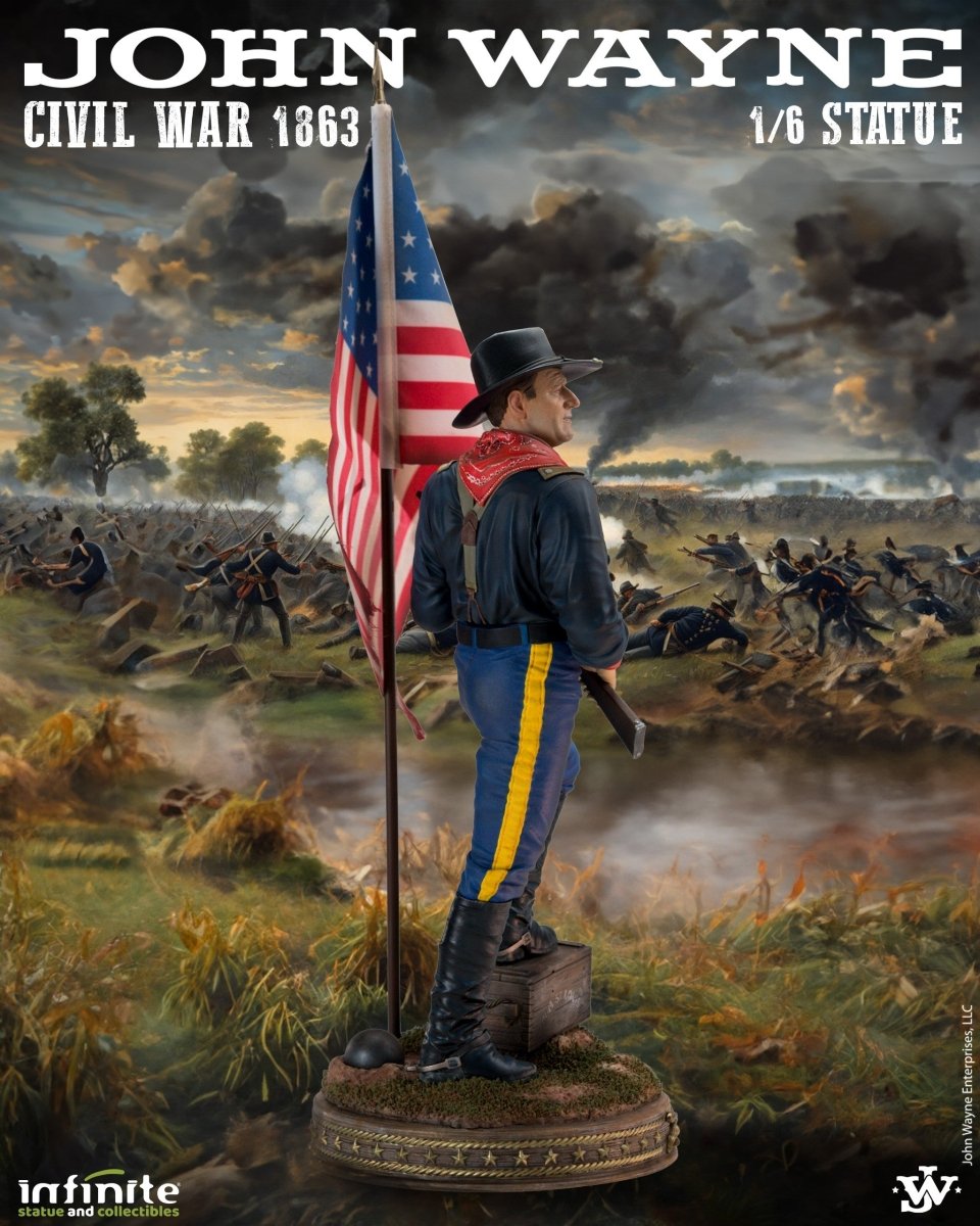 Infinite Statue John Wayne Civil War 1863 – 1/6 Scale Resin Statue in Malta | LAB7