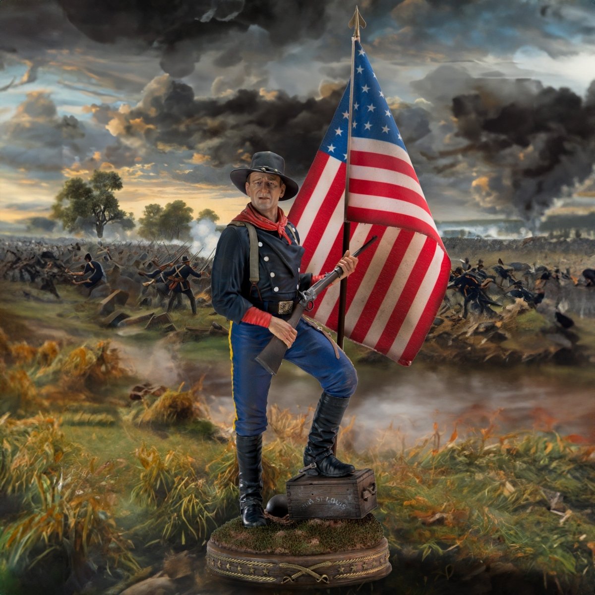 Infinite Statue John Wayne Civil War 1863 – 1/6 Scale Resin Statue in Malta | LAB7