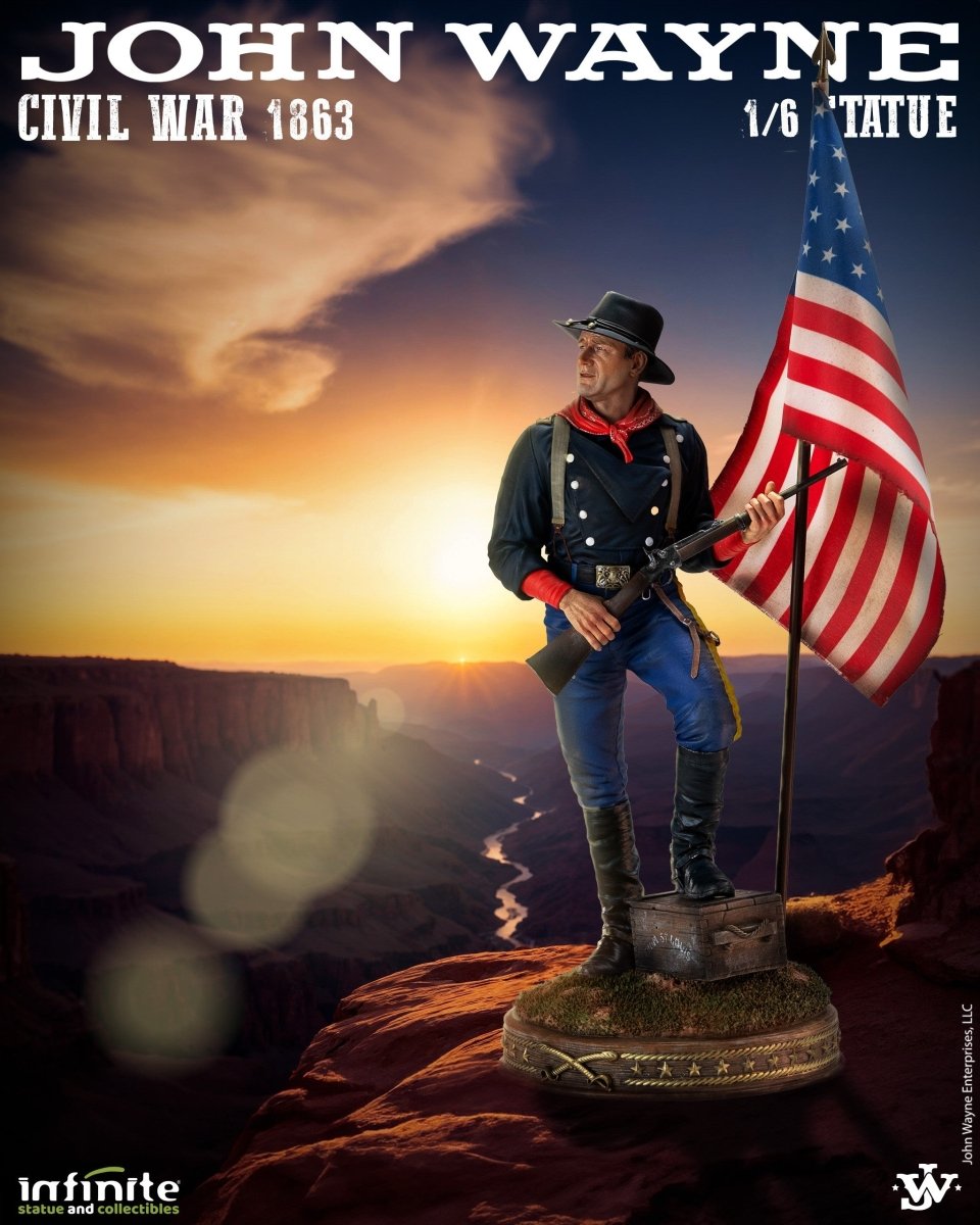 Infinite Statue John Wayne Civil War 1863 – 1/6 Scale Resin Statue in Malta | LAB7