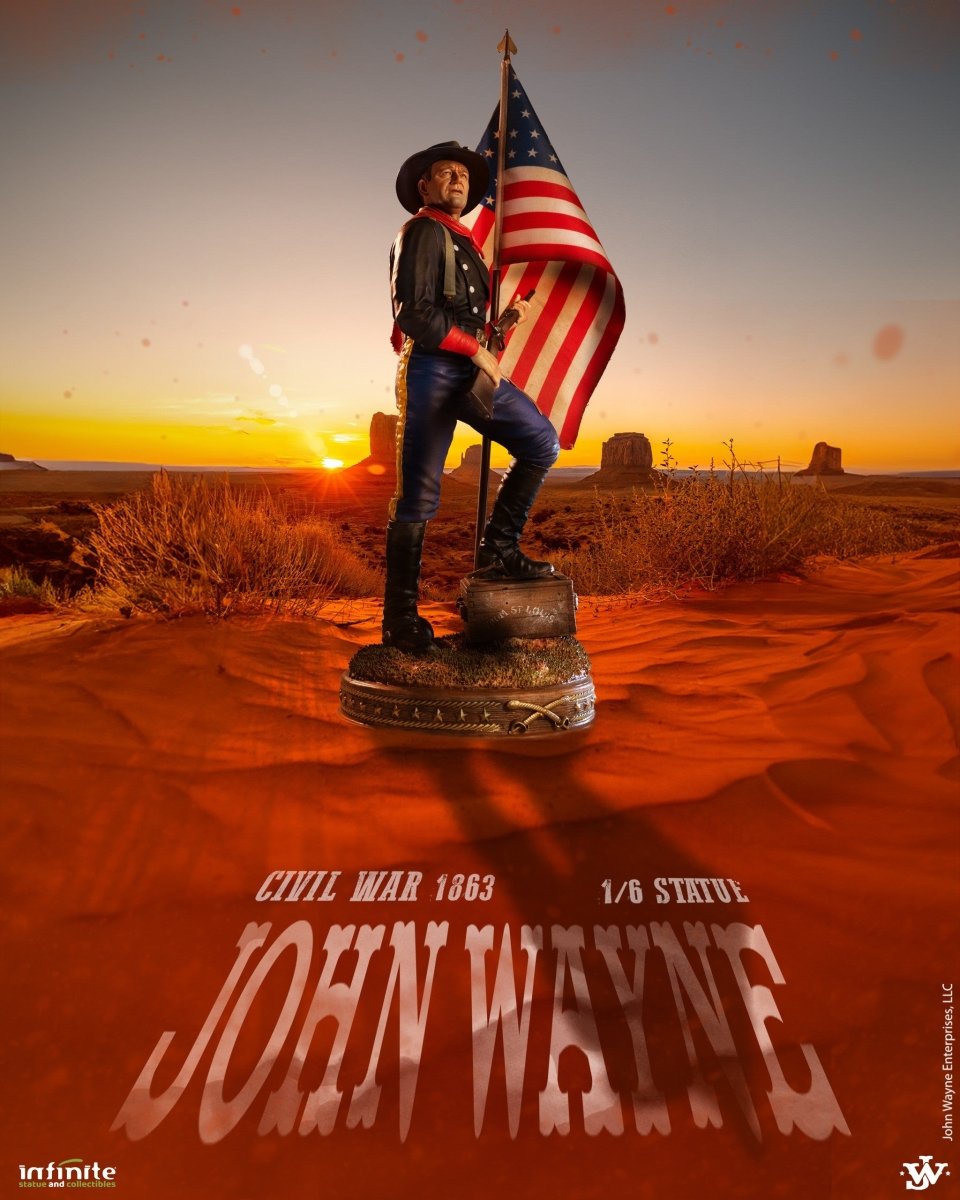 Infinite Statue John Wayne Civil War 1863 – 1/6 Scale Resin Statue in Malta | LAB7