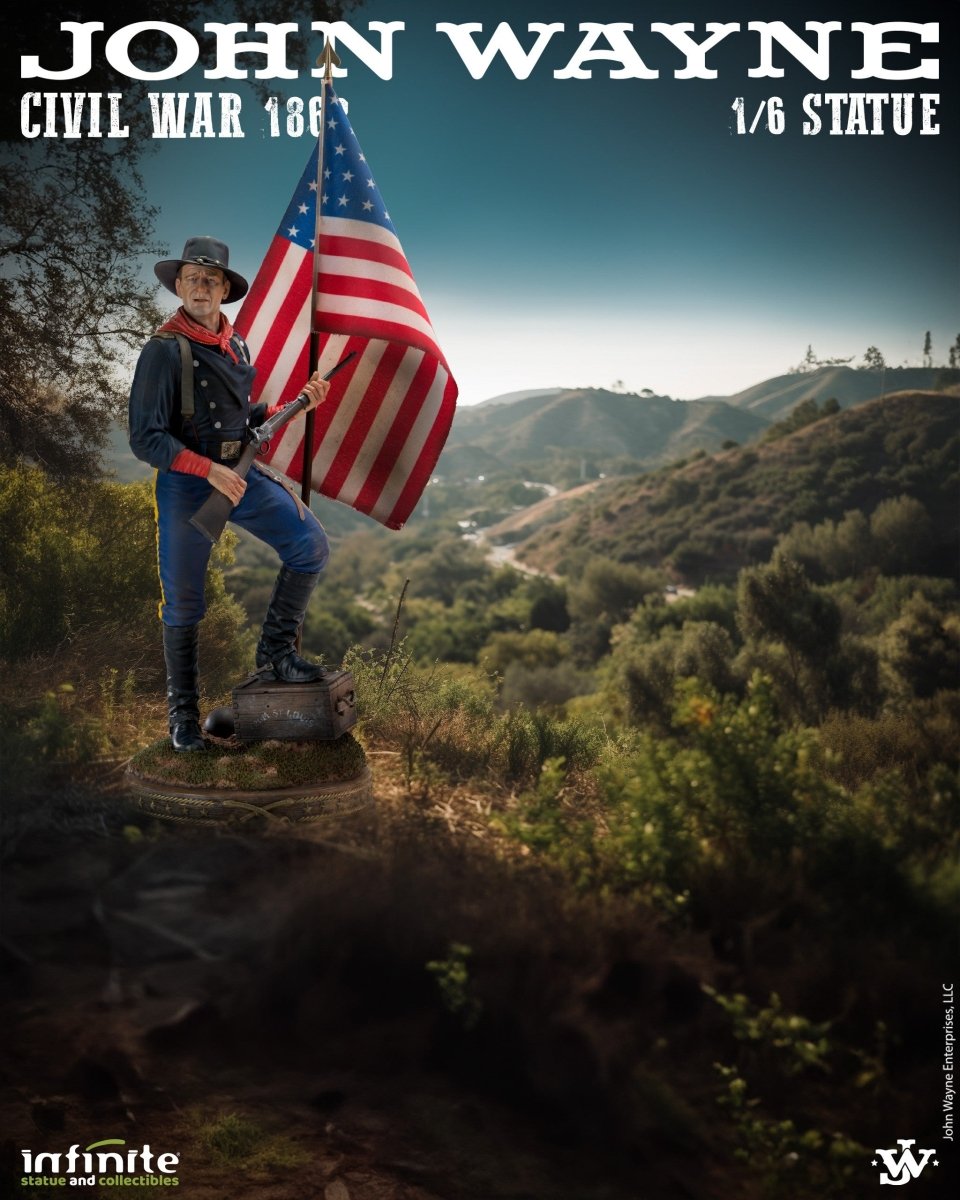 Infinite Statue John Wayne Civil War 1863 – 1/6 Scale Resin Statue in Malta | LAB7