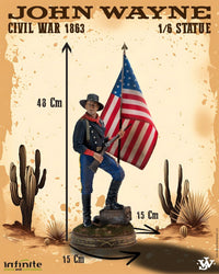 Infinite Statue John Wayne Civil War 1863 – 1/6 Scale Resin Statue in Malta | LAB7