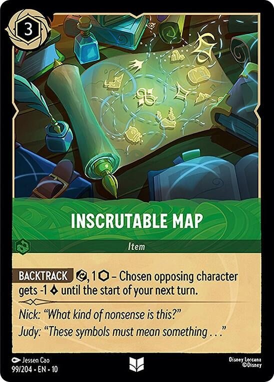 Inscrutable Map (99/204) (Whispers in the Well) in Malta | LAB7